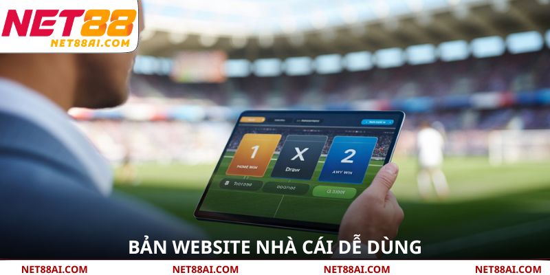 Bản website nhà cái dễ dùng